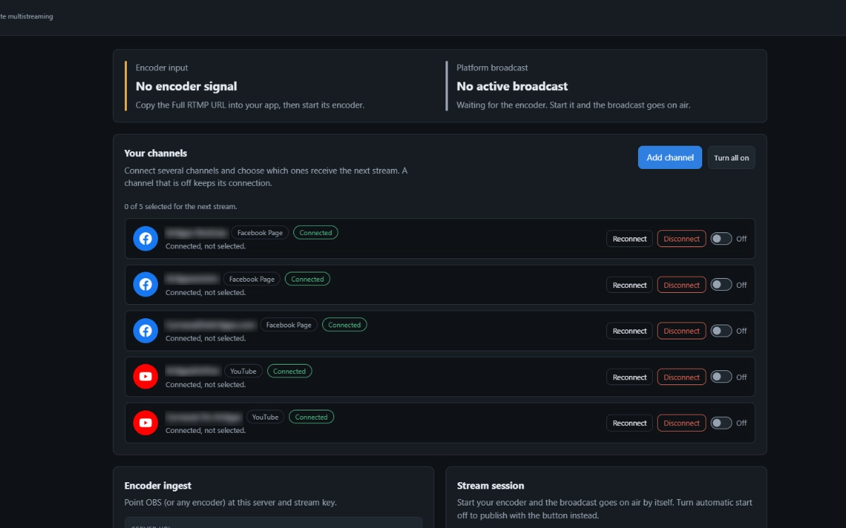 Omnistream — Multi-Platform Live Streaming
