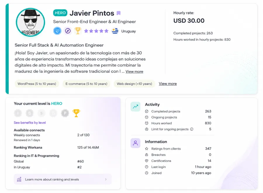 Freelancer Hero